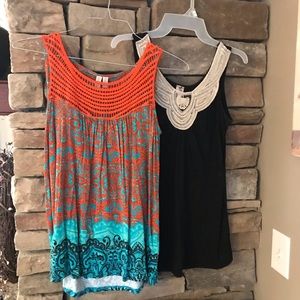 TWO tank tops- BUNDLE and save!!
